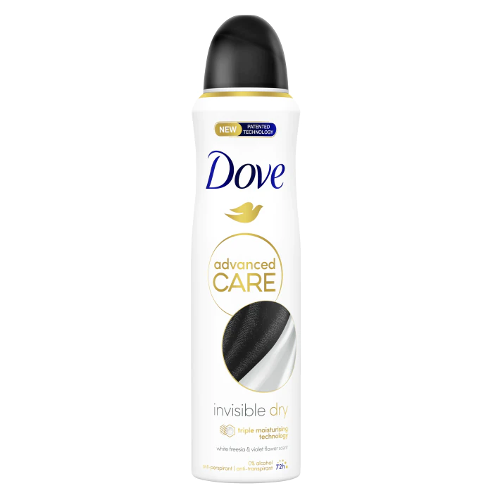 

Дезодорант Invisible Dry Desodorante Spray Dove, 150 ml