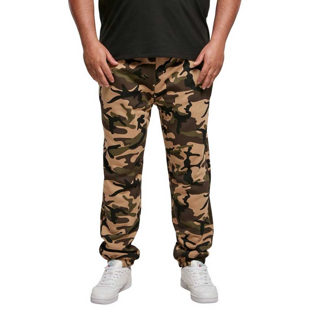 

Брюки Urban Classics Basic Camo 2.0, зеленый