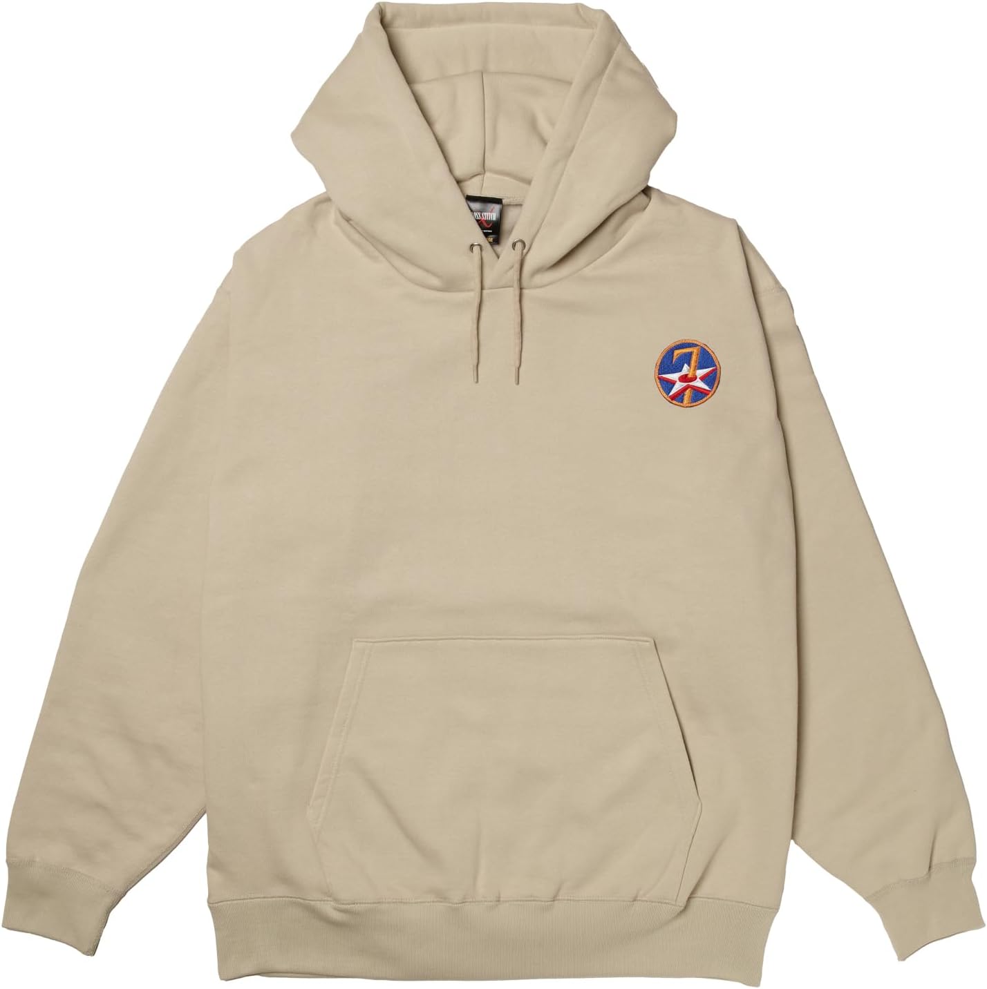 

Толстовка с капюшоном в стиле F, нашивка с гербом армии США, флисовая подкладка, пуловер, цвет: серый (stone) F-Style