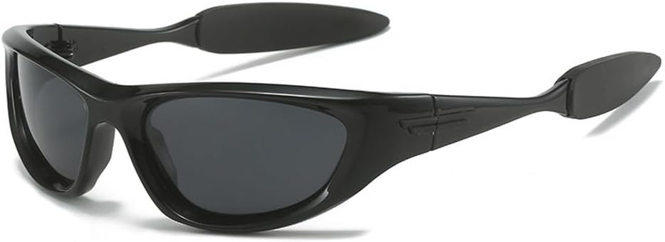 

Ретро-солнцезащитные очки «кошачий глаз» для мужчин, спортивные, с защитой от УФ-излучения UV400, модные панк-очки, роскошные женские солнцезащитные очки для вождения generic, Black Grey