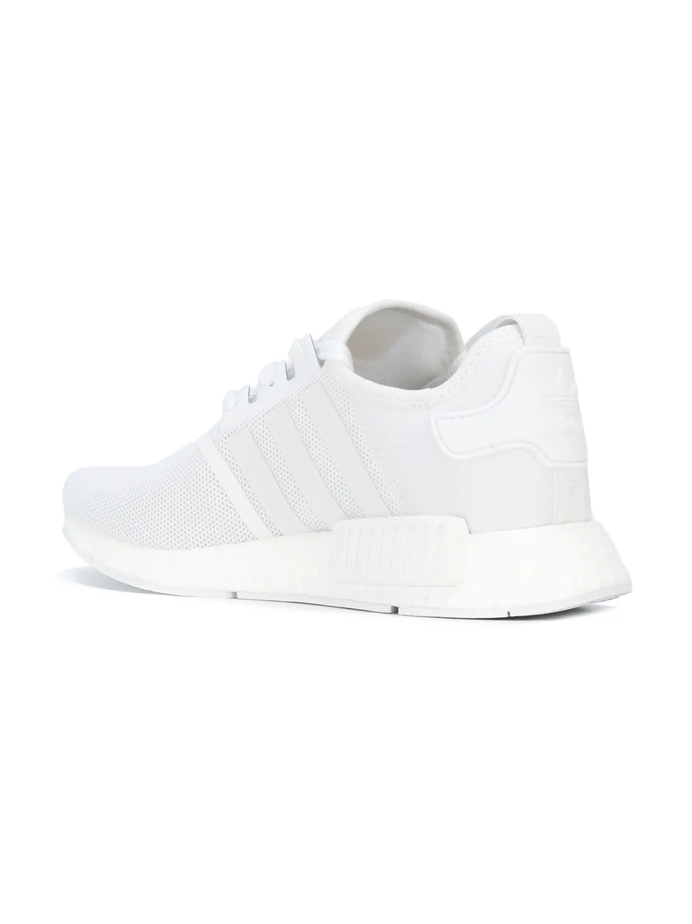 Кроссовки NMD_R1 Triple White Adidas, белый — фото 3