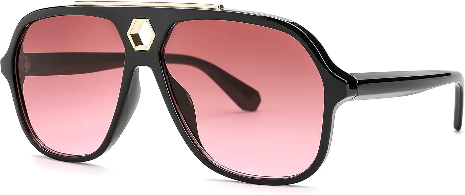 

Солнцезащитные очки FEISEDY в стиле ретро, ​​квадратные, 70-е годы, для женщин и мужчин, винтажные, модные, в стиле «авиатор», артикул B2913, 003 Black | Tea Lens