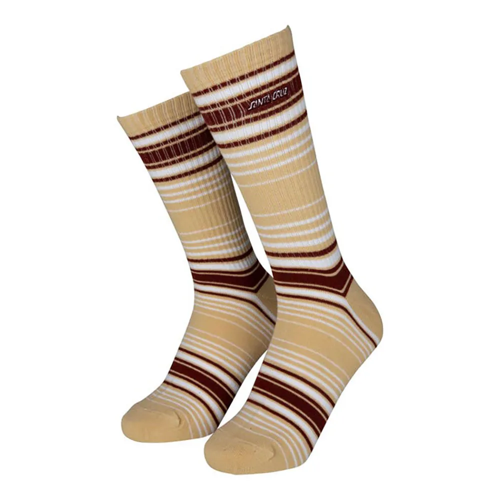 

Носки Santa Cruz Classic strip stripe, бежевый