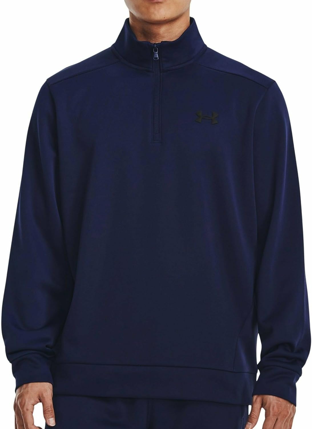 

Under Armour мужская флисовая толстовка Armourfleece 1/4 молния, (410) Midnight Navy/Black