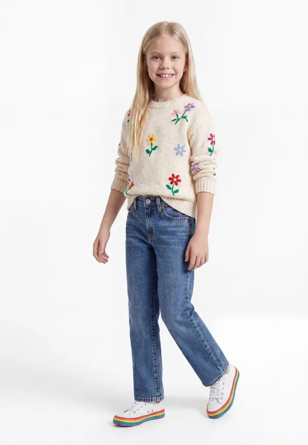 Джинсы прямого кроя Janara, бренд Polo Ralph Lauren, голубой деним