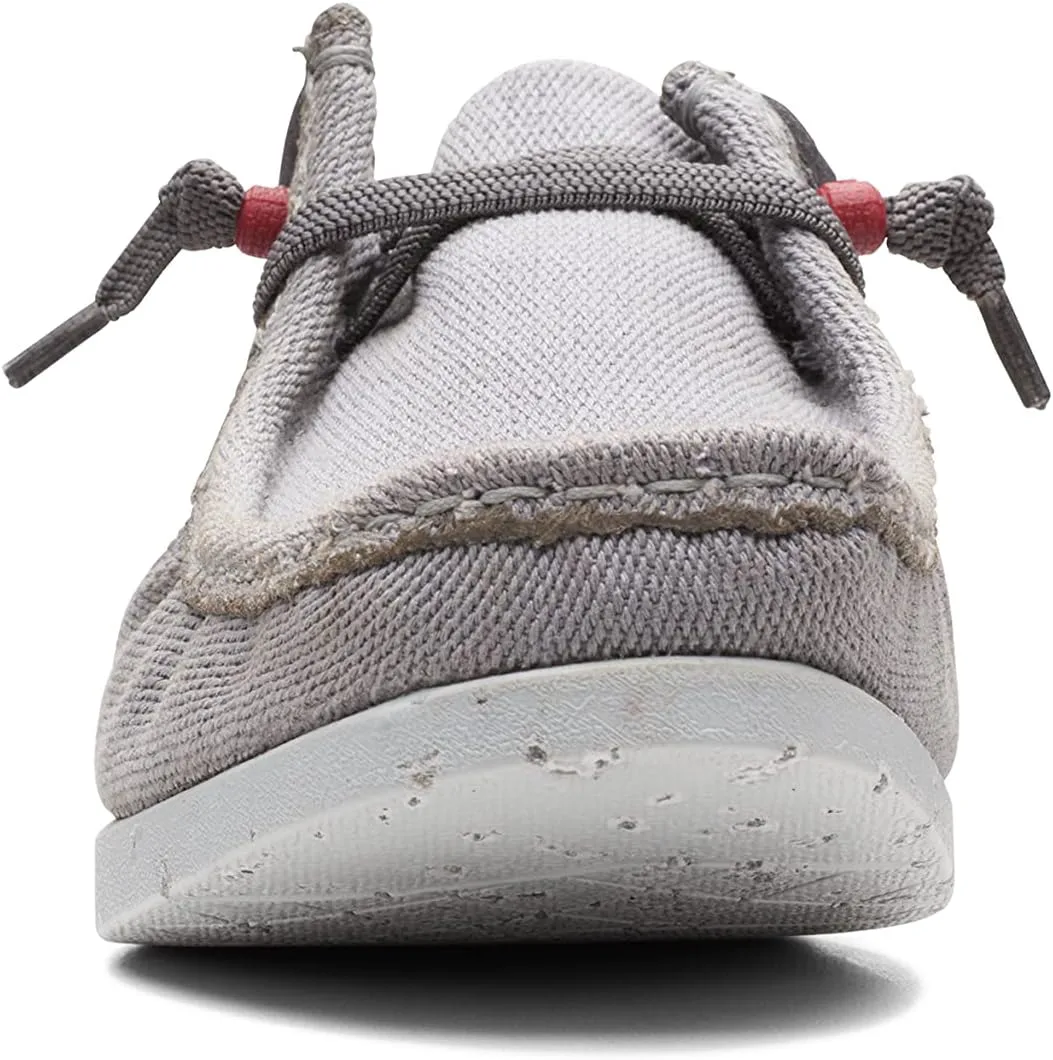 Мужские мокасины Clarks Shacrelite, серый — фото 3