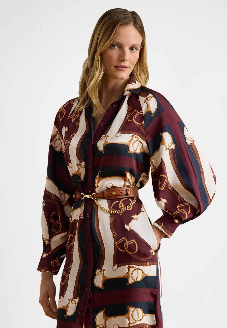 

Платье Lauren Ralph Lauren EQUESTRIAN-PRINT TWILL MIDI SHIRTDRESS, Navy/Cream Multi/Dark Blue