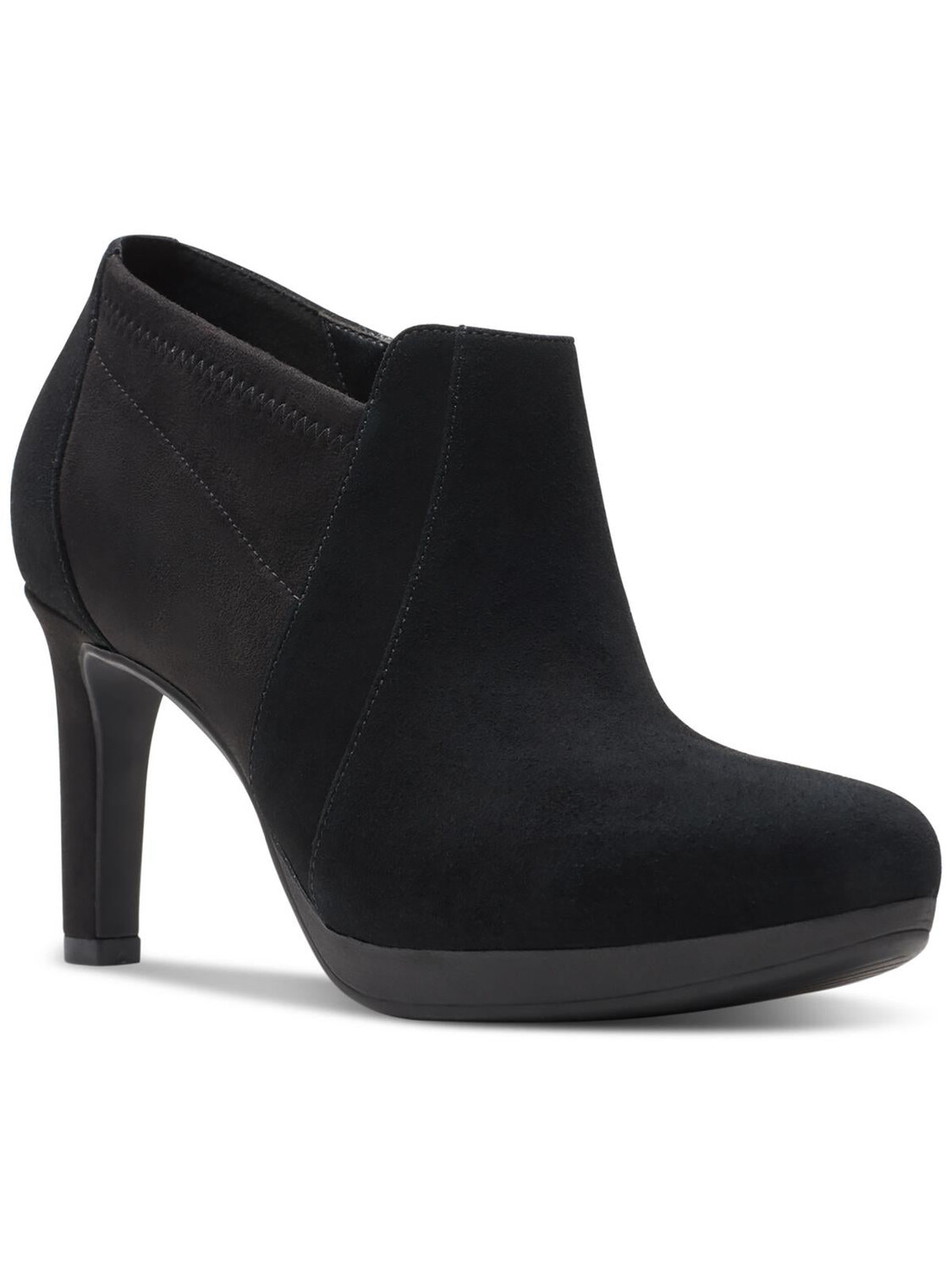 

Женские замшевые ботильоны Abyr Gem, ботильоны Clarks, цвет Black Suede