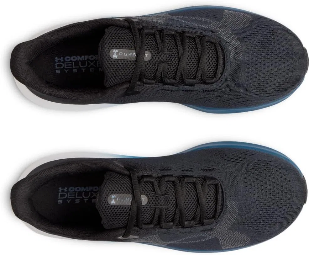 Кроссовки Under Armour Men's UA Charged Pursuit 4 Bl, Black Wham Blue Anthracite — фото 4