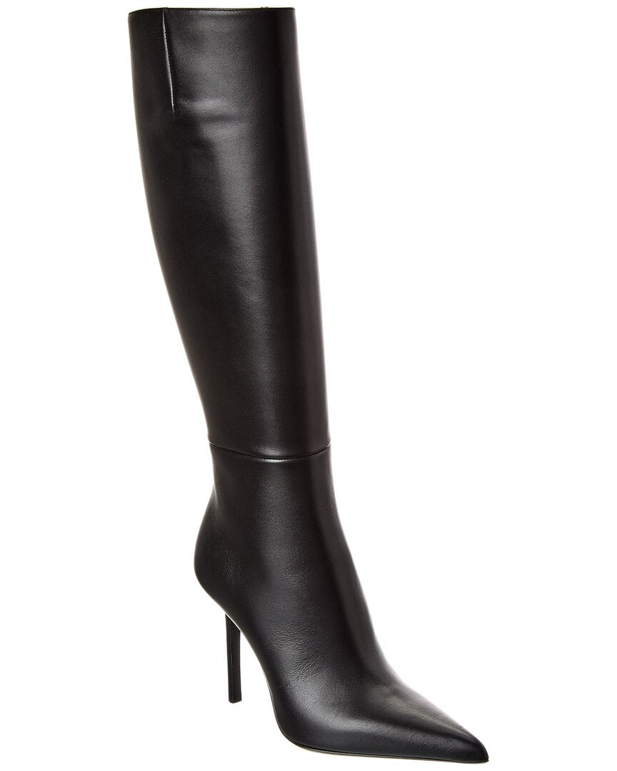 Michael Kors Collection Кожаные сапоги до колена Angelina, черный