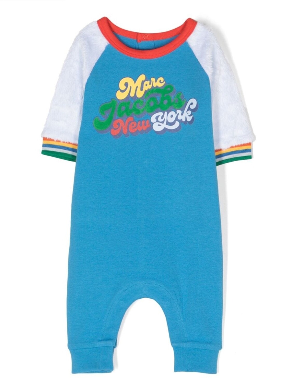 

Marc Jacobs Kids ромпер с логотипом, синий