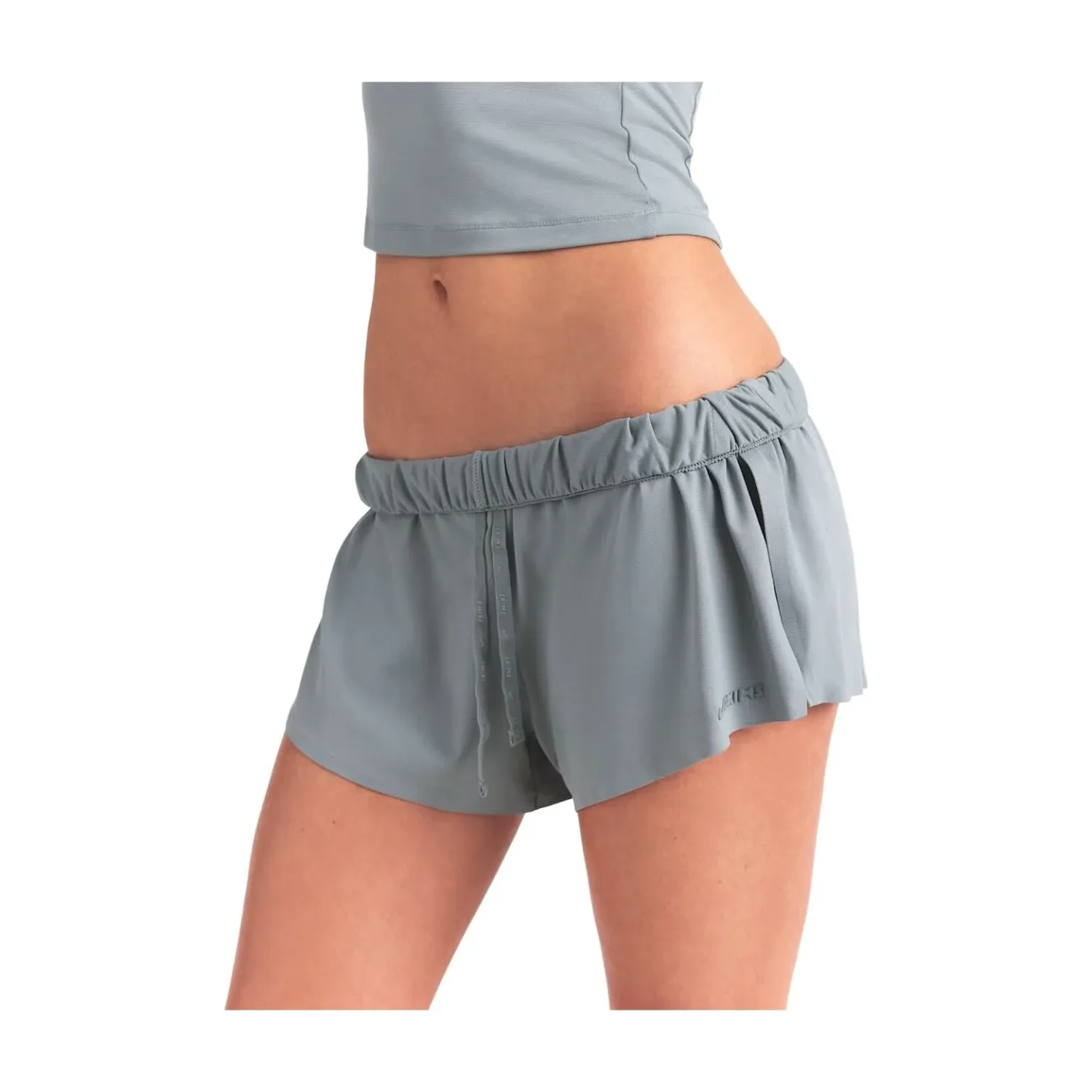 Шорты (WMNS) Nike x SKIMS Airy Mini Shorts 'Washed Pacific', синий — фото 3