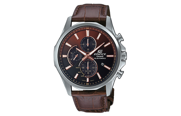 

CASIO Часы Men EDIFICE Coffee Watch, Gradient Brown Watch Dial