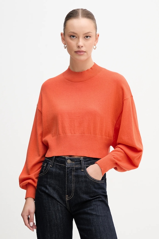 

Свитер из смесовой шерсти United Colors Of Benetton, оранжевый