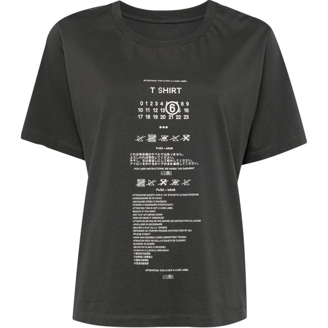 

Футболка женская серая Mm6 Maison Margiela