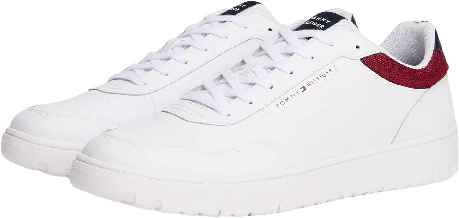 Мужские низкие кроссовки Tommy Hilfiger Cupsole Basket Core, Blue Rwb — фото 3