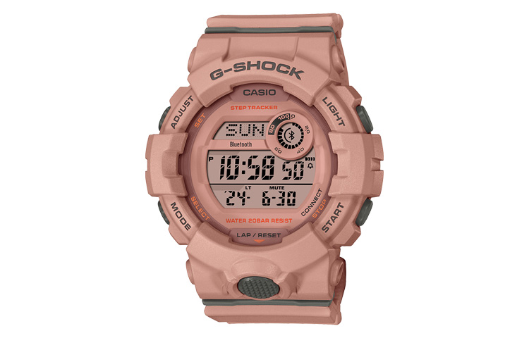 

Женские розовые часы GMD-B800SU-4PR CASIO