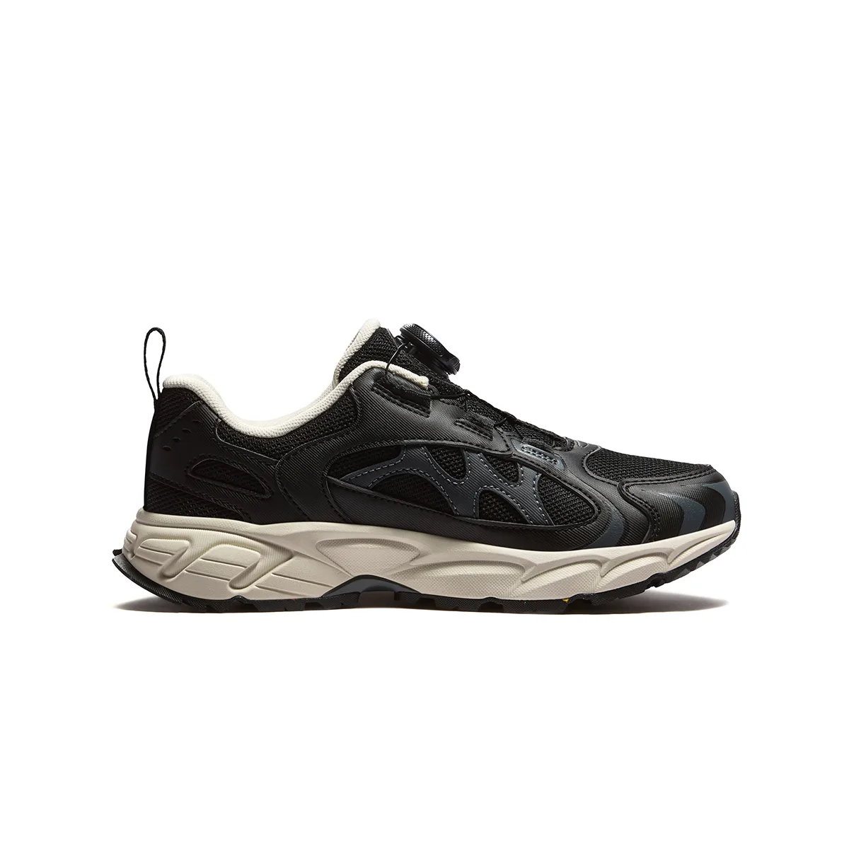 FILA KIDS Детские низкие кроссовки SCOUT ELK Abrasion Resistant Rebound Breathable Support Black/Shadow Black Gray — фото 3