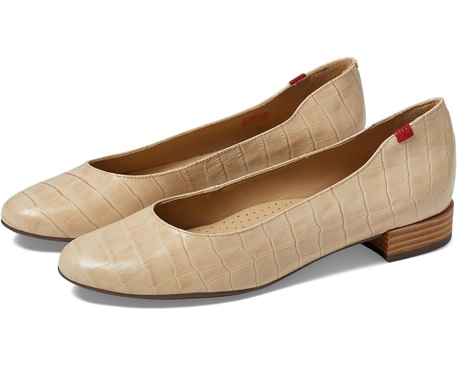 

Туфли Marc Joseph New York Crosby Flat, цвет Nude Croco