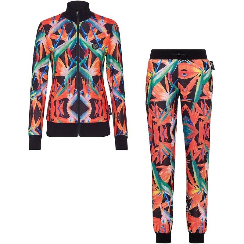 

Спортивный костюм с костюмом для бега трусцой Plein Sport, черный