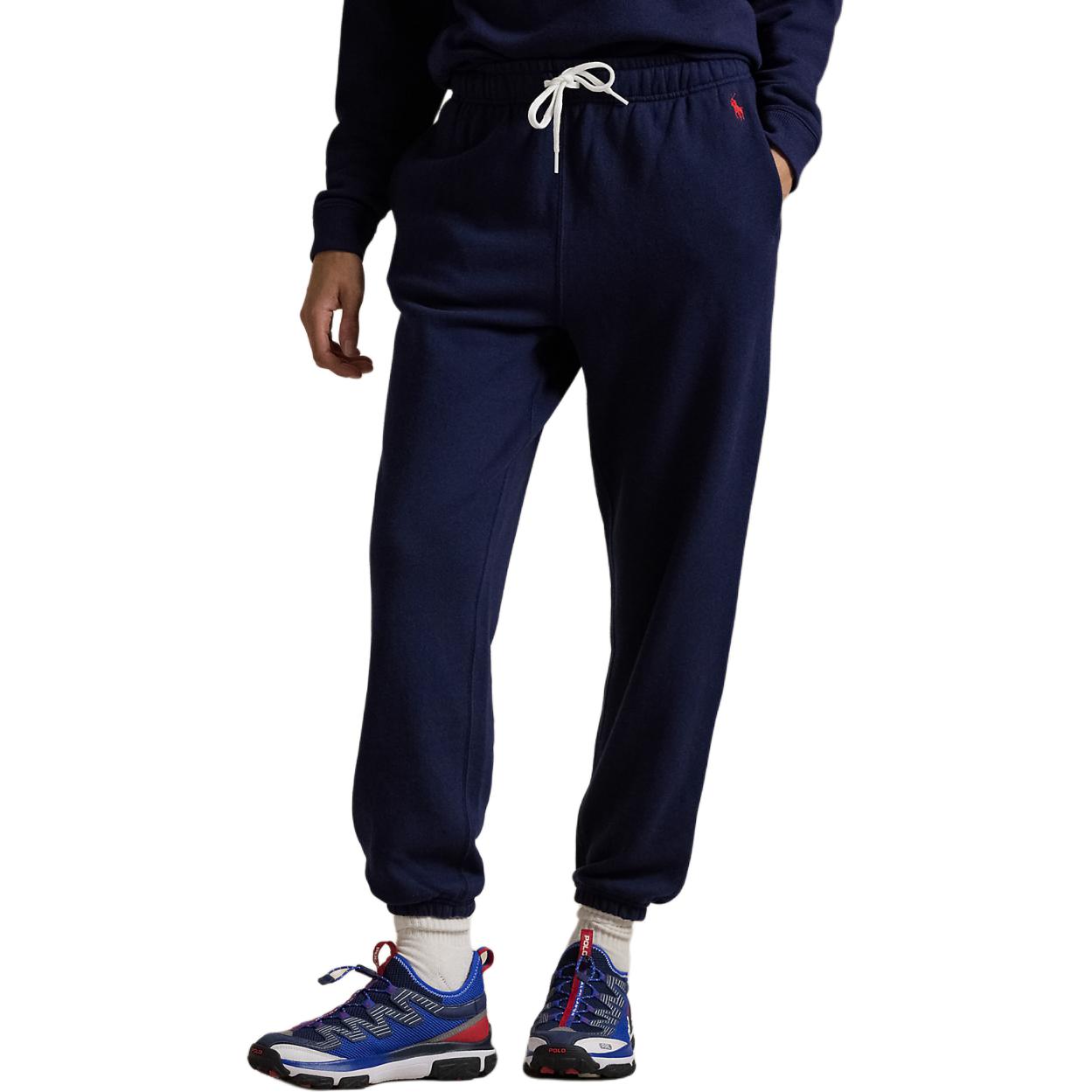 Брюки спортивные с манжетами на шнурке Polo Ralph Lauren, marine синий — фото 4