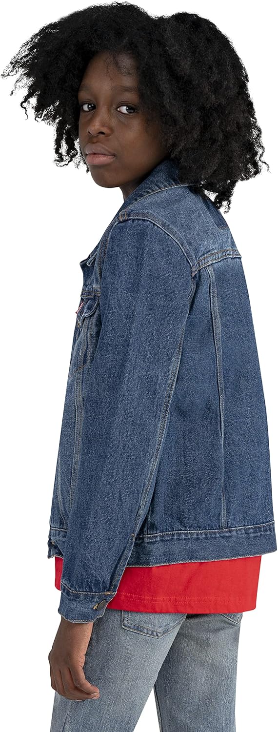 Джинсовая куртка дальнобойщика Levi's для мальчиков, Bristol — фото 4