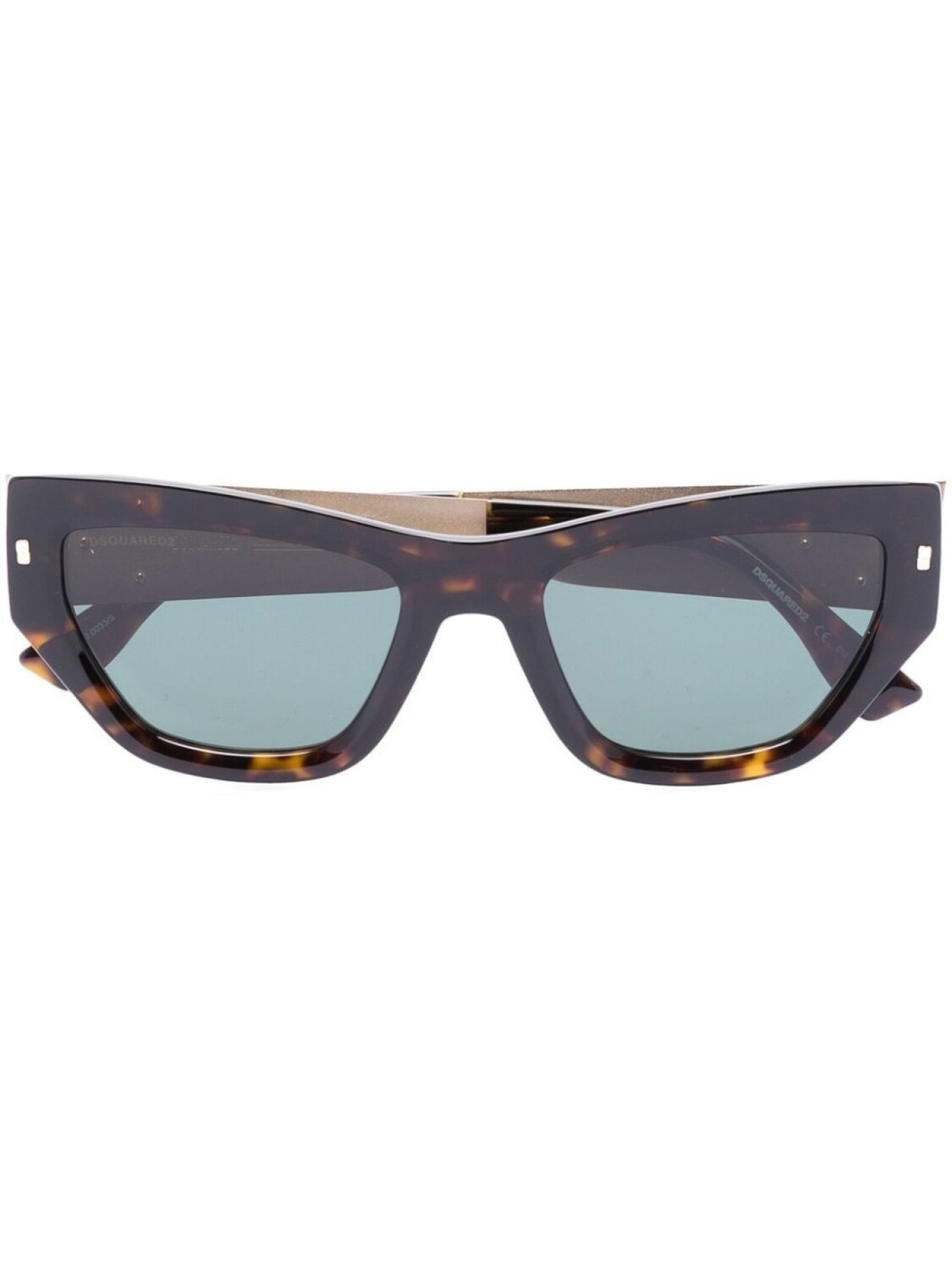 

Dsquared2 Eyewear солнцезащитные очки D2 Hype в оправе 'кошачий глаз', коричневый