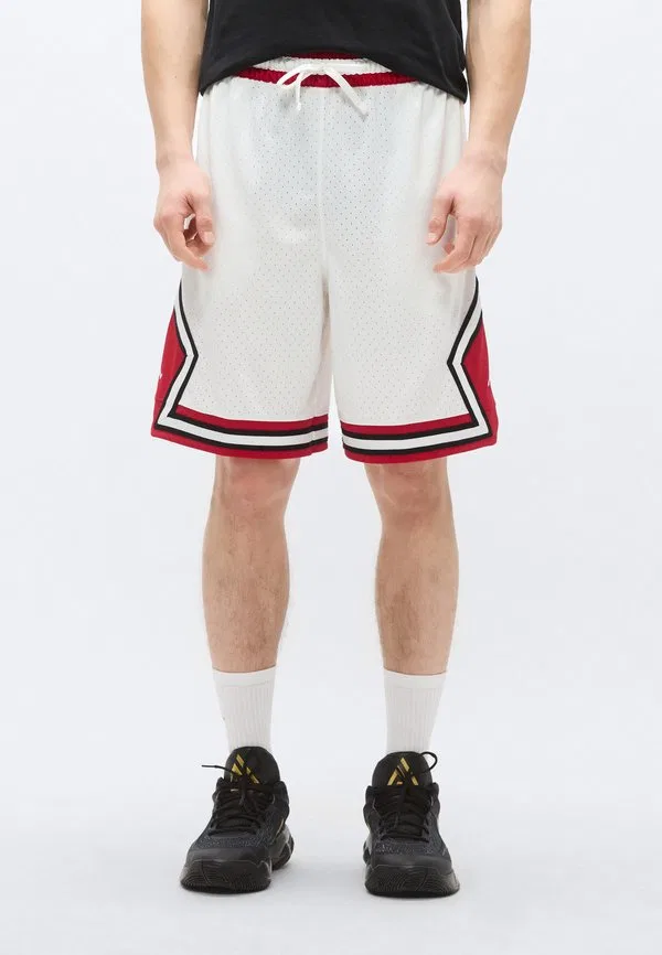 9-Дюймовые ромбовидные шорты, спортивные шорты Jordan, White/Gym Red