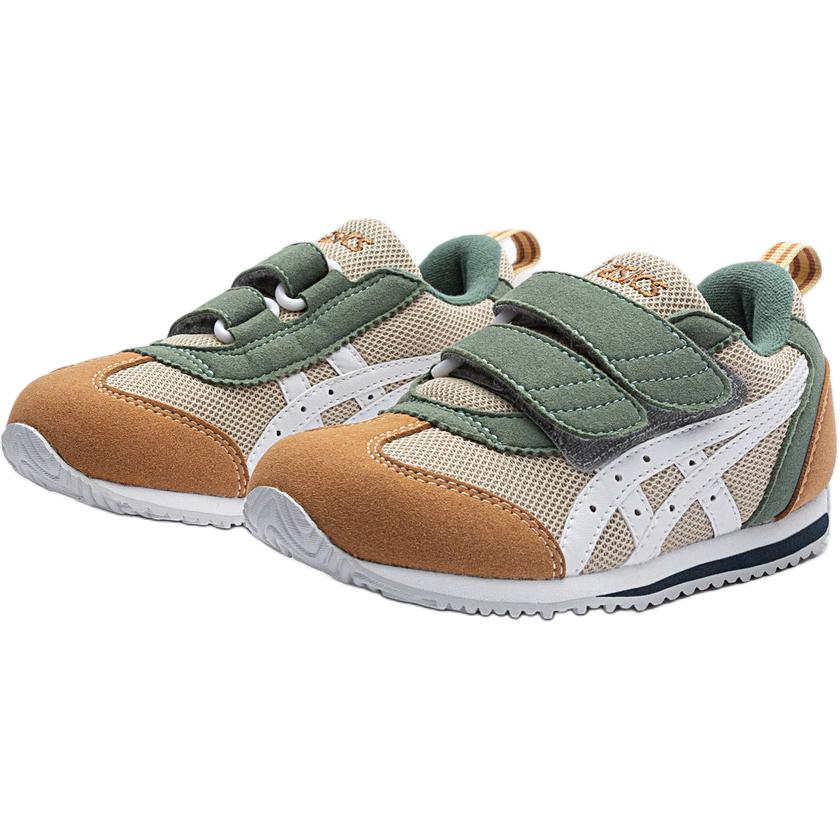ASICS Suku2 Low Top детские повседневные туфли brown green для детей 3-7 лет — фото 3