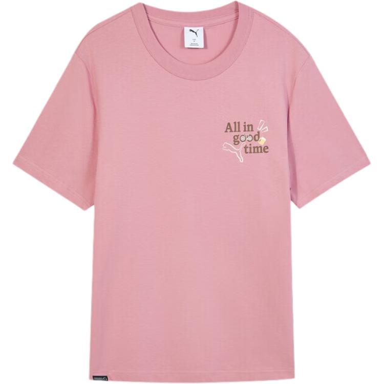 

Футболка All In Good Time SS мужская PUMA, розовый