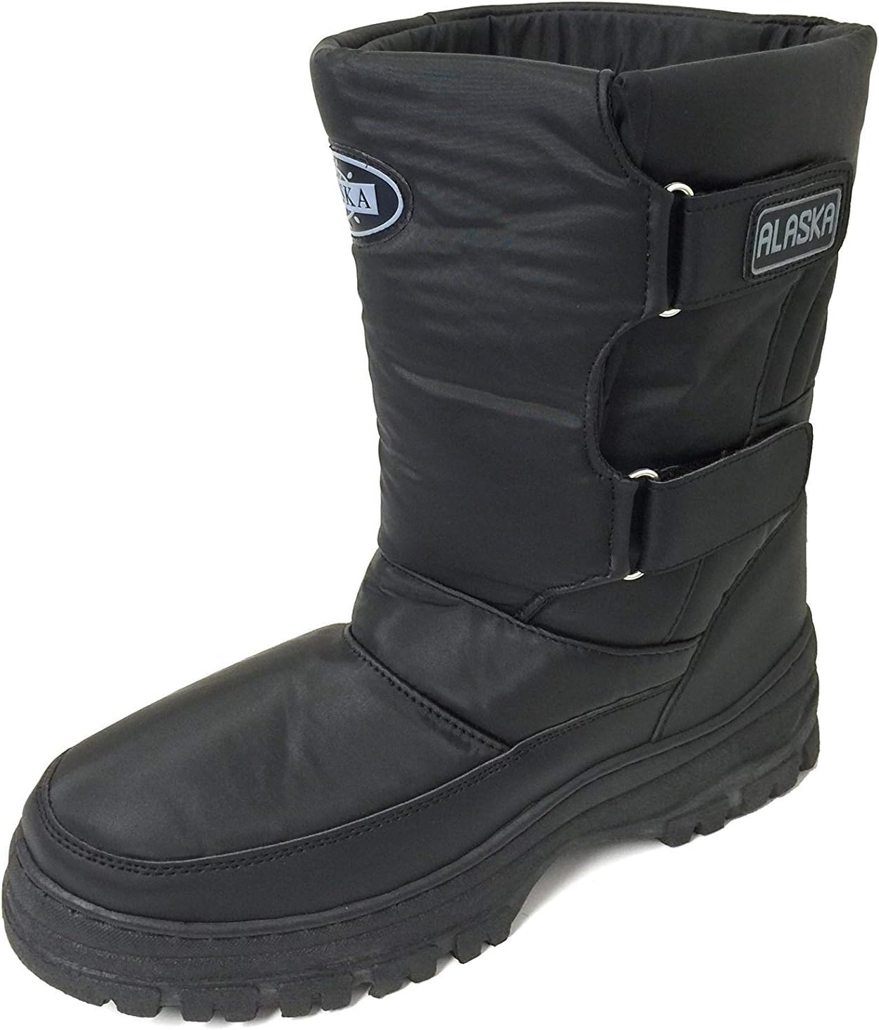 

Мужские зимние ботинки ALK VK-3100CS, зимние сапоги для холодной погоды, лыжные ботинки с утеплителем и меховой подкладкой, черные