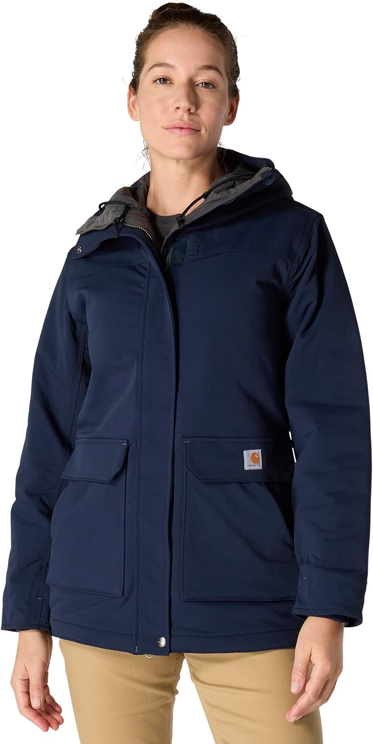 

Женская утепленная традиционная куртка Carhartt Super Dux свободного кроя, Navy
