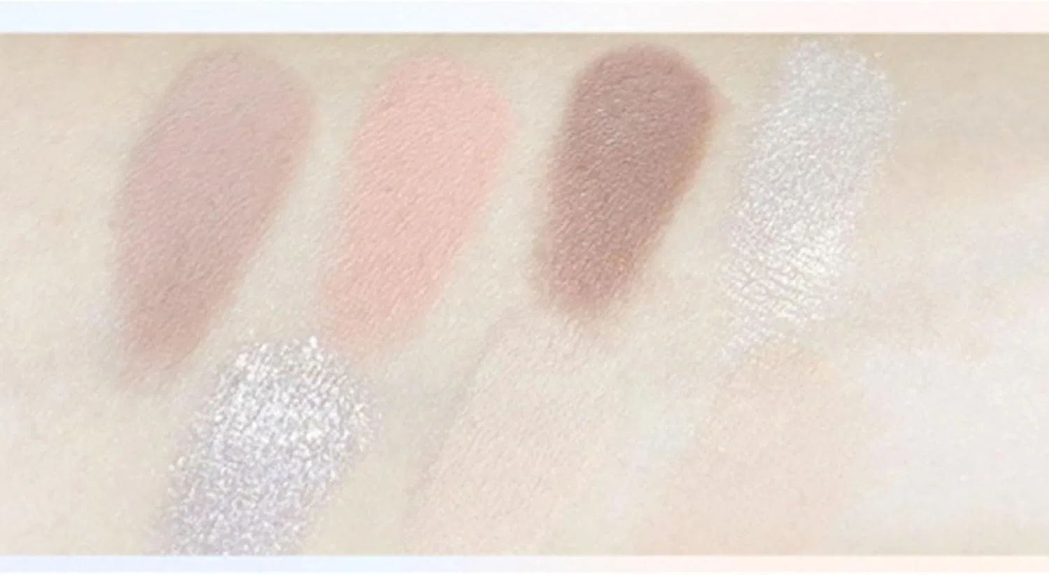 Палитра теней для век Cool Eyeshadow 7 цветов, матовые и мерцающие, No brand, 7 оттенков, A-Light Pink — фото 4