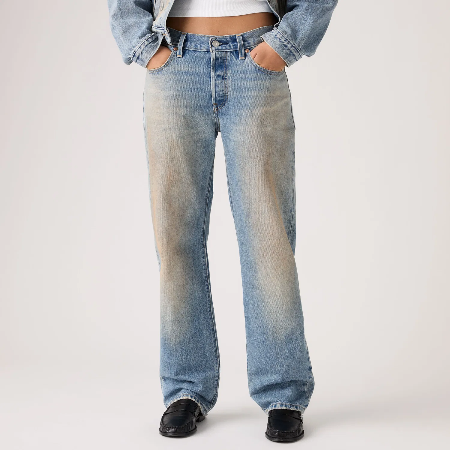 Женские джинсы 501 90-х годов Levi's, Medium Wash — фото 2