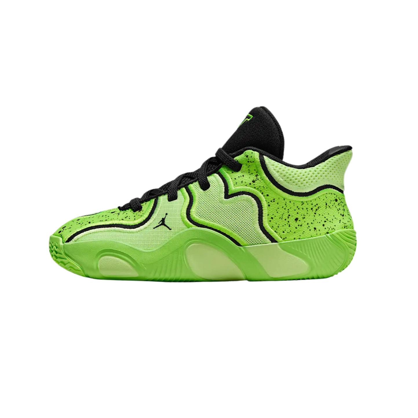 

Детские кроссовки Nike Wear-Resistant Low-Top для тренировок Jordan, зеленый/черный