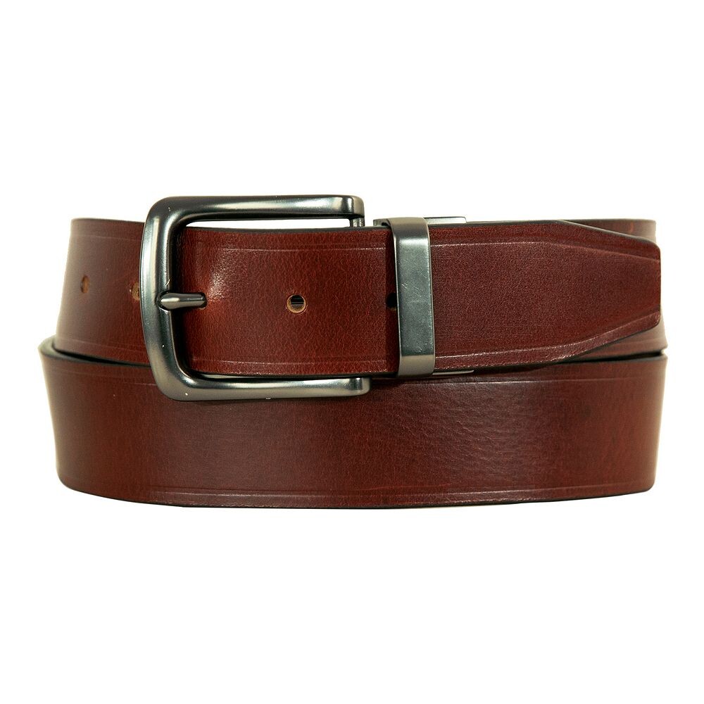 

Мужской ремень Eddie Bauer 1,45 из гладкой двусторонней кожи, цвет Brown Tan