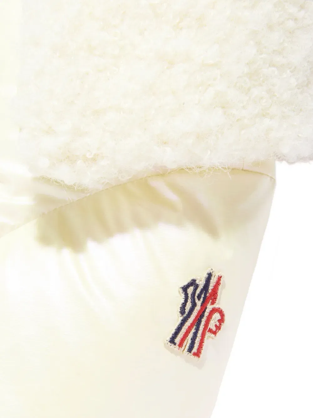 Стеганая куртка Moncler Grenoble Kids, белый — фото 3