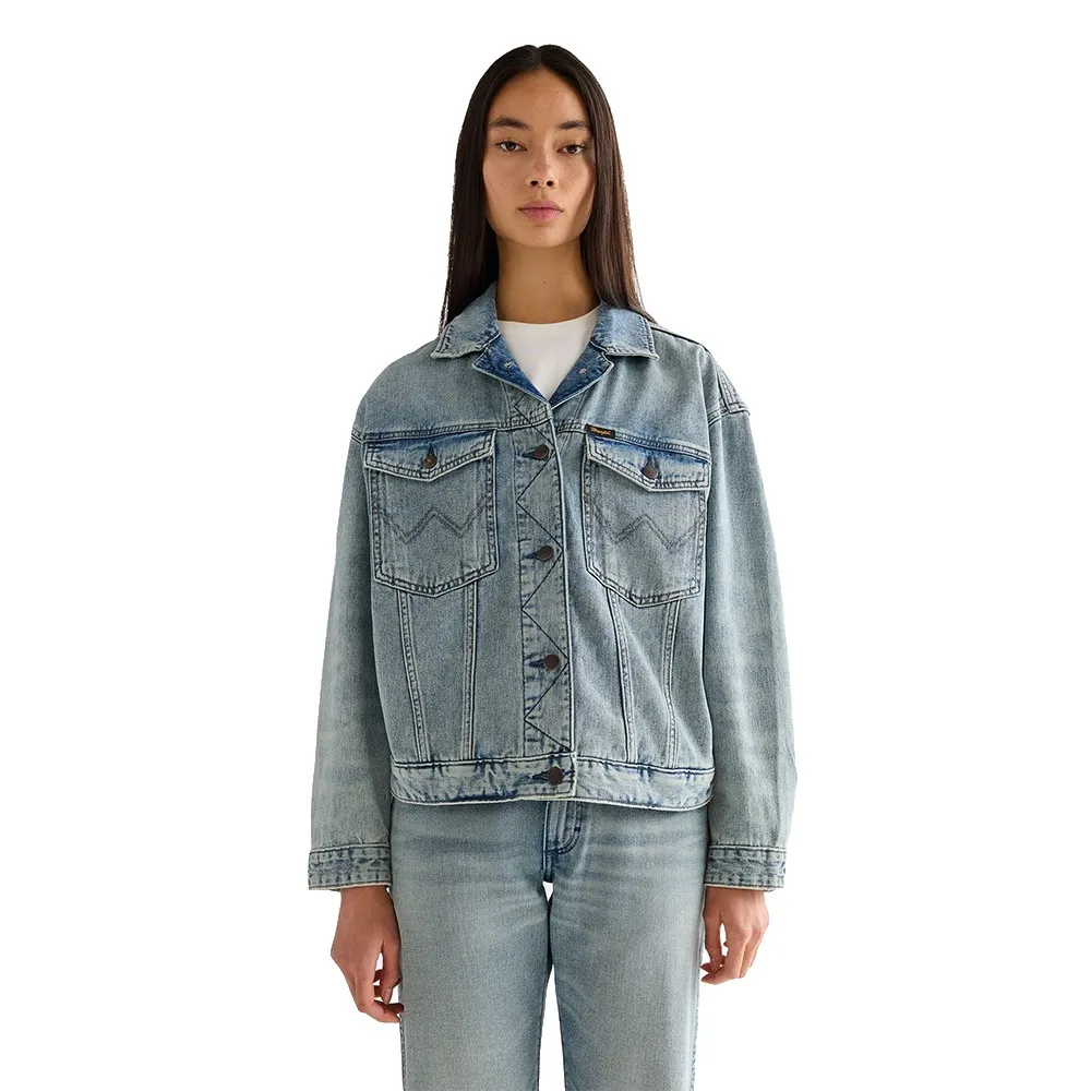 

Джинсовая куртка Wrangler Cowgirl Relaxed Fit, синий