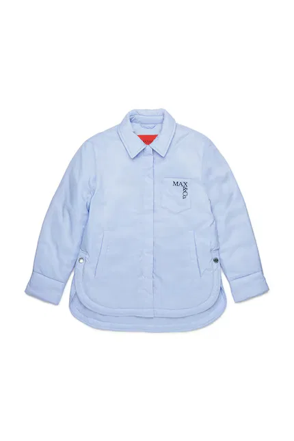 Куртка детская короткая из полиамида MAXJ49F Max&Co., синий