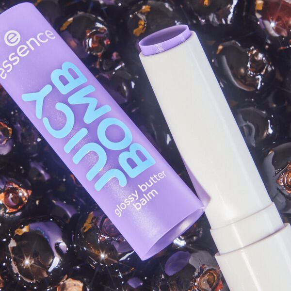 Бальзам для губ 02, 2,5 г Essence Juicy bomb glossy butter balm, цвет 02 so berry cute — фото 2