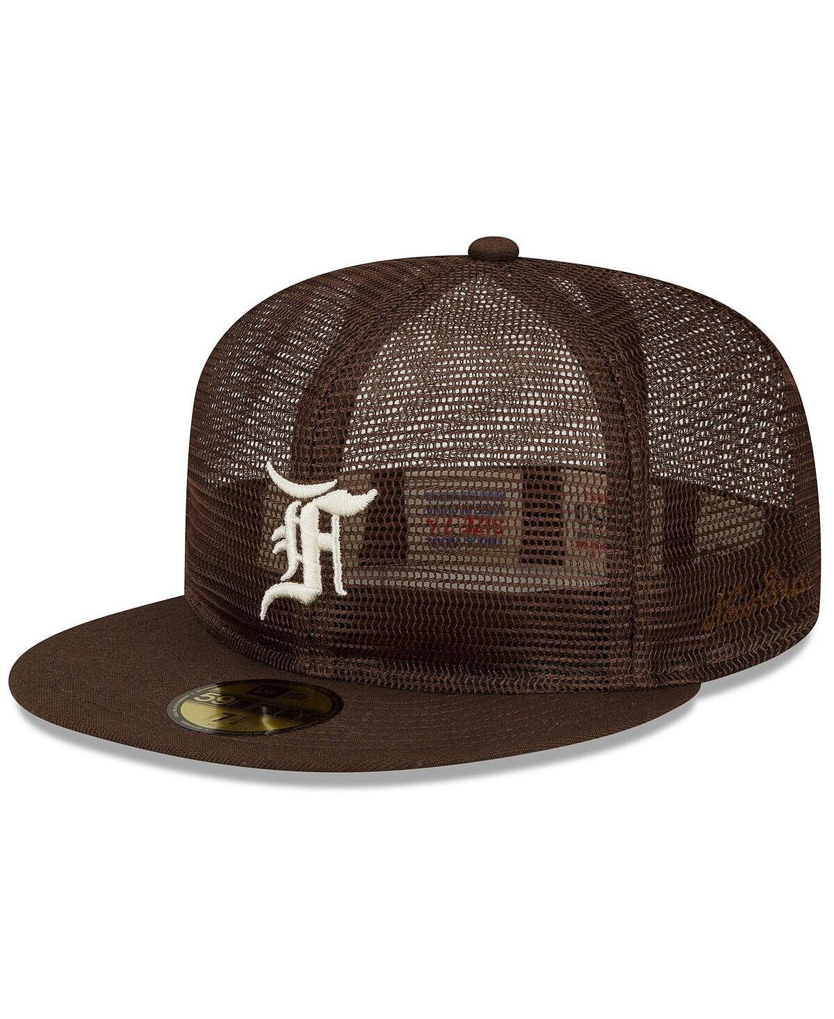 

Мужская приталенная шляпа x Fear of God Brown Mesh 59FIFTY New Era