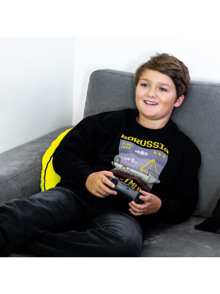 Детская футболка-труба BVB Gaming Crewneck, черная на черном BVB — фото 2