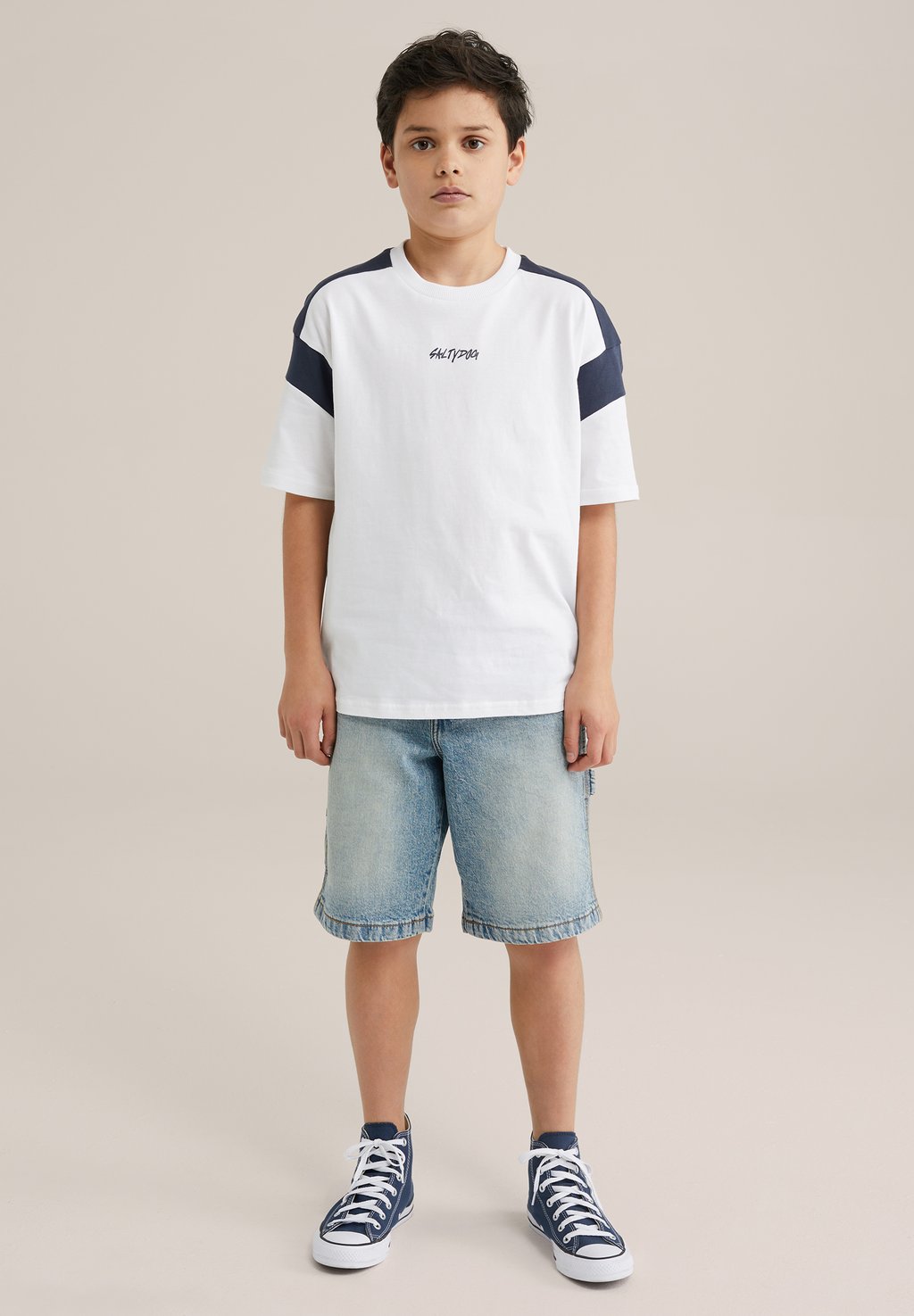 

Футболка с принтом SALTY DOG WE Fashion, белый