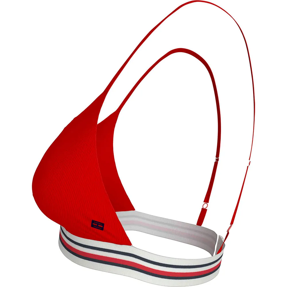 Топ бикини Tommy Hilfiger Triangle RP, красный — фото 4