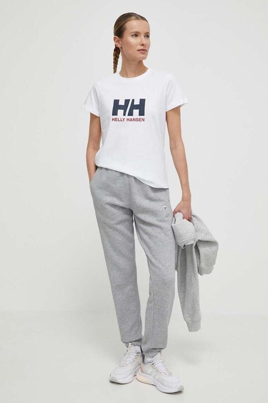 

Хлопковая футболка Helly Hansen, белый