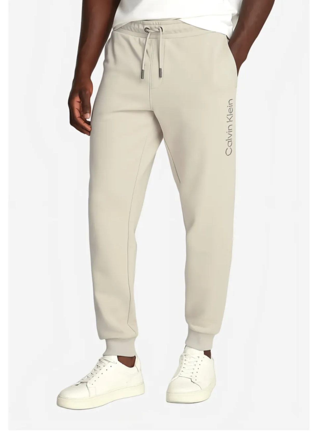 

Спортивные брюки с логотипом Calvin Klein, нейтральный