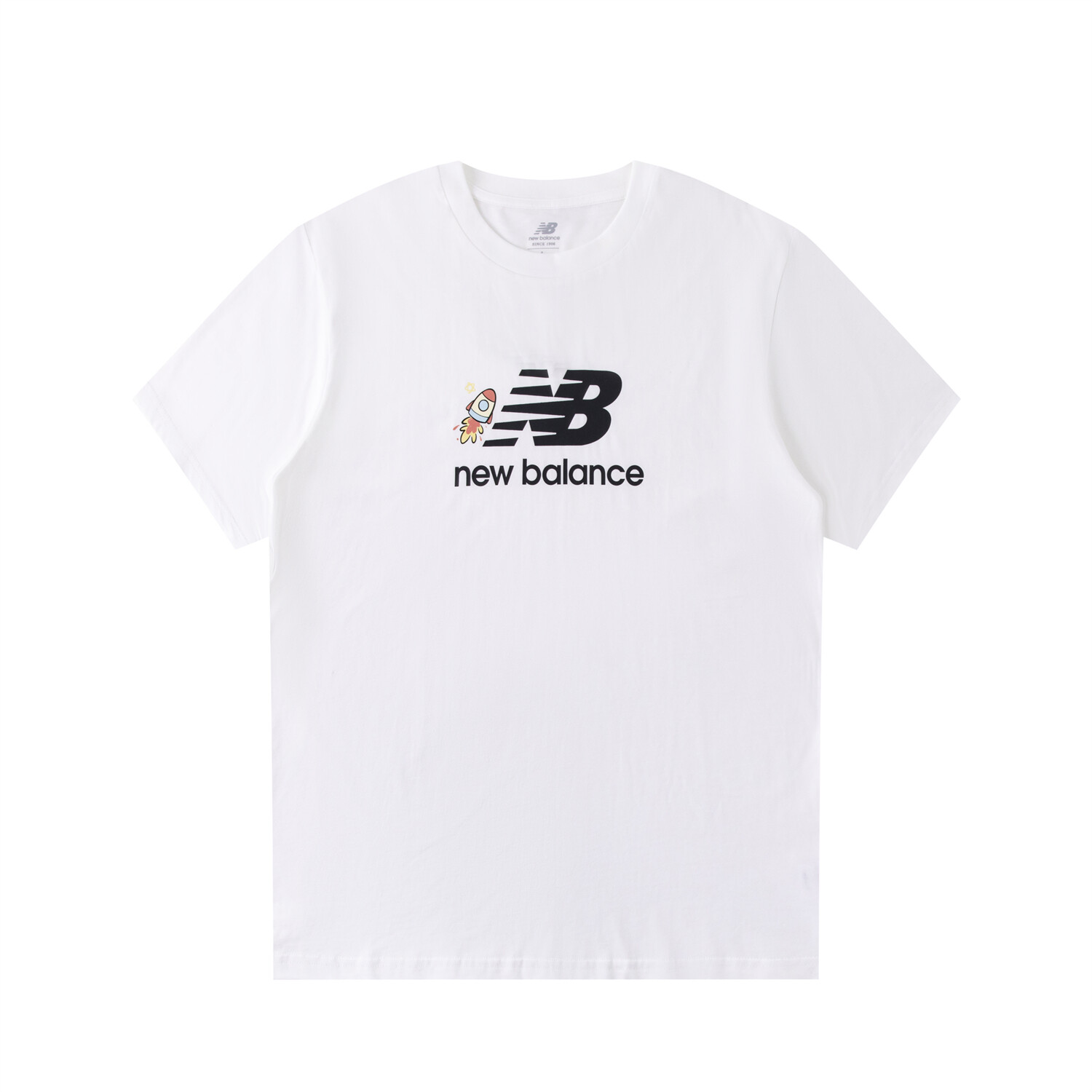 

Футболка унисекс белая New Balance, белый