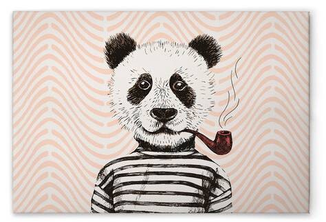 

Картина на холсте A.S. Création Modern Panda 2 цвет orangeweissschwarz