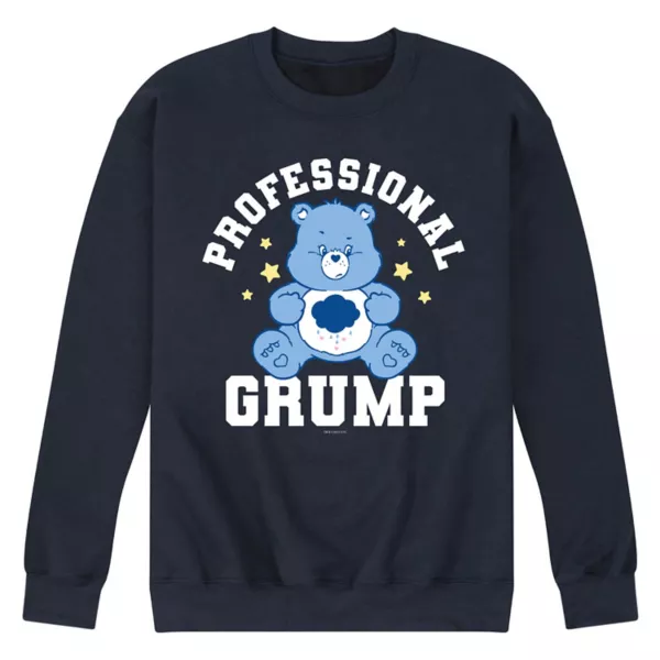 

Мужская флисовая толстовка Care Bears Professional Grump Licensed Character, синий
