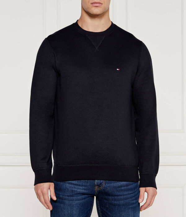 

Свитшот мужской Tommy Hilfiger хлопковый однотонный, черный